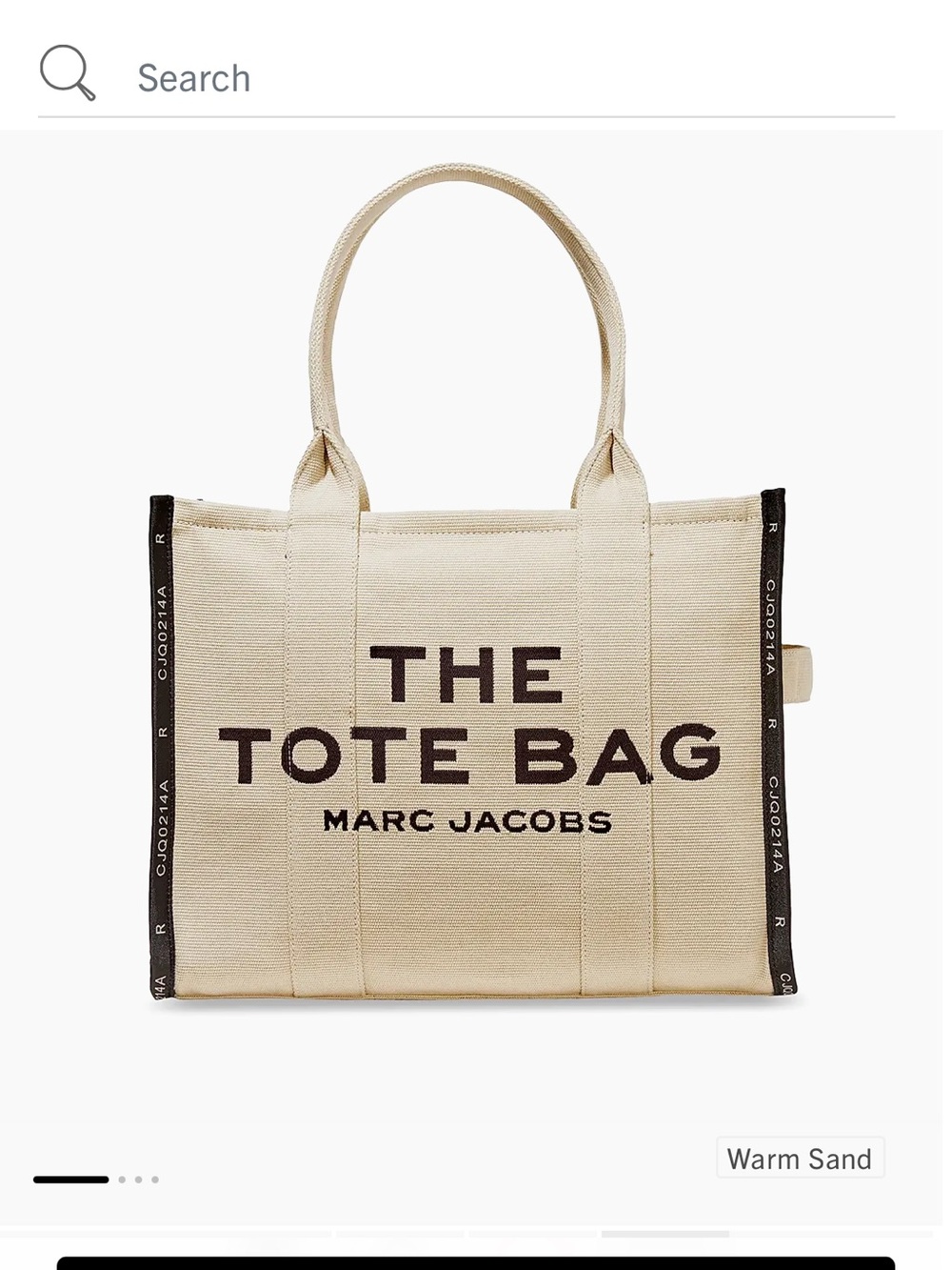 Marc Jacobs Large The Tote Bag in Warm Sand